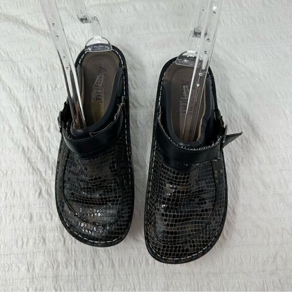 Algeria Seville Black Stone Mules- Size 9 - Picture 11 of 14